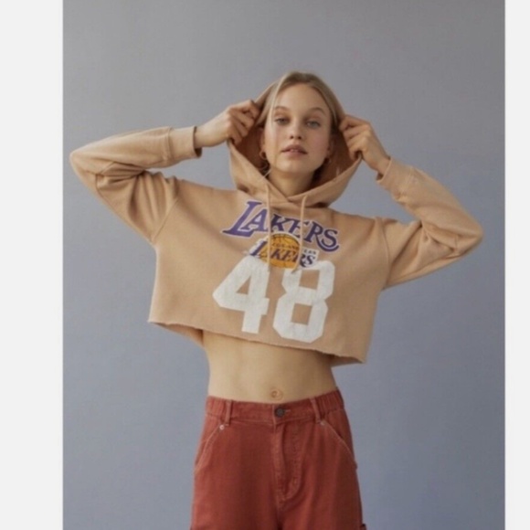 Lakers Cropped Hoodie - Picture 4 of 6